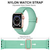 Picture of Adorve Compatible with Apple Watch Bands 38mm 40mm 41mm for Women Men, Adjustable Stretchy Solo Loop for iWatch SE Series 7/6/5/4/3/2/1 (Pink/White/Peach Red/Mint Green/Light Gray, 38mm/40mm/41mm)