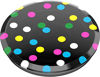 Picture of PopSockets Translucent Phone Grip with Expanding Kickstand, PopSockets for Phone - Translucent Black Disco Dots