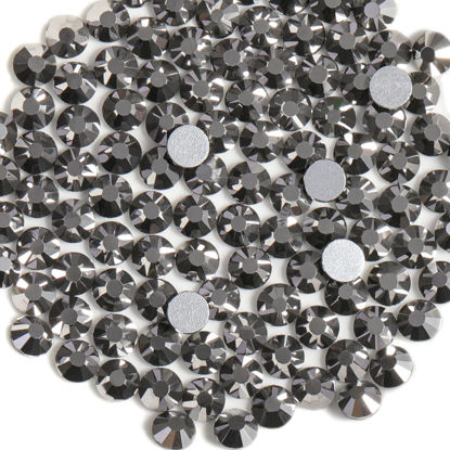 Jollin Glue Fix Flatback Rhinestones Glass Diamantes Gems for Nail Art  (ss12 1440pcs, Siam)