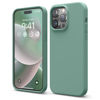 Picture of elago Compatible with iPhone 14 Pro Max Case, Liquid Silicone Case, Full Body Protective Cover, Shockproof, Slim Phone Case, Anti-Scratch Soft Microfiber Lining, 6.7 inch (Midnight Green)