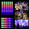 Picture of Led Foam Sticks,24 PCS Foam Glow Sticks Party Favors Light Up Glow Sticks Batons Multicolor Foam Glow Bulk in The Dark,3 Modes Party Supplies Weddings,DJ Wands, Concert, Birthdays