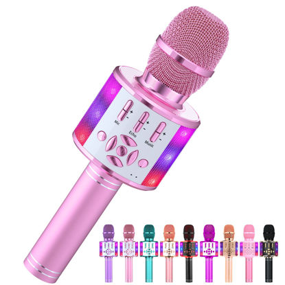 GetUSCart- 8 Year Old Girl Birthday Gift,Karaoke Microphone for Kids,Toys  for 3 4 5 Year Old Girls,Gifts for 6 7 8 9 10 Year Old Girl Gift  Ideas,Birthday Gifts for Teen Girls,Girls