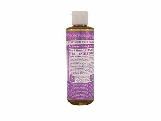 Picture of Dr. Bronner's Magic Soaps: Liquid Castile Soap, Lavender 8 oz (4 pack)