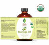 Picture of SVA Organics Moringa Oil 4 Oz Organic 100% Pure & Natural Carrier Oil Authentic & Premium Therapeutic Grade Oil for Skin Care, Hair Care, Aromatherapy & Massage