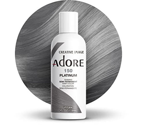 Picture of Adore Semi-Permanent Haircolor #150 Platinum 4 Ounce (118ml) (3 Pack)