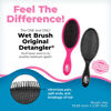 Picture of Wet Brush Original Detangler Hair Brush - Pink and Black (Pack of 2) - Exclusive Ultra-soft IntelliFlex Bristles - Glide Through Tangles With Ease For All Hair Types - For Women, Men, Wet And Dry Hair