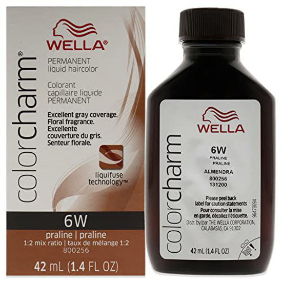 Picture of WELLA Color Charm Permanent Liquid Hair Color for Gray Coverage, 6W Praline