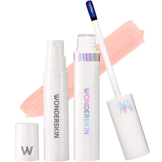 Picture of Wonderskin Wonder Blading Peel and Reveal Lip Stain Kit, Long Lasting Lip Stain, Transfer Proof Natural Lip Stain, Nude Lip Stain Long Lasting Waterproof, Pink Lip Stain (Adore)