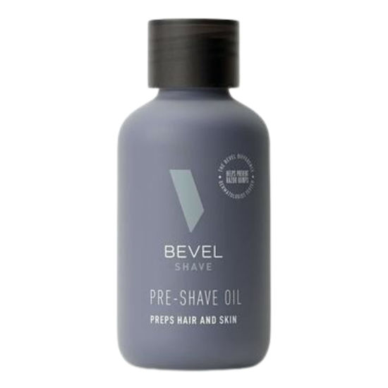 Picture of Bevel Pre Shave Oil for Men with Castor Oil, Olive Oil and Tea Tree Oil, Helps Soften Hair and Protect Skin from Irritation and Razor Burn, 2 Fl Oz