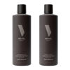 Picture of Bevel Exfoliating Body Wash Bundle for Men - Dark Cassis & Supreme Oak Scent Bundle with Charcoal and Argan Oil, 16 Oz