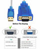 Picture of DTech 10 Feet USB 2.0 to RS232 DB9 Serial Port Adapter Cable with FTDI Chipset Supports Windows 11 10 8 7 and Mac Linux