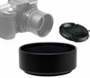 Picture of Fotasy Metal 46mm Lens Hood, 46mm Lens Hood for Canon Fuji Leica Leitz Nikon Olympus Panasonic Pentax Sony Lens, 46mm Screw-in Lens Hood