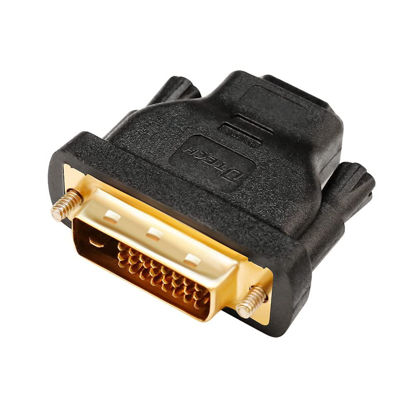 Picture of DTech DVI Male to HDMI Female Adapter Bi-Directional DVI-D Port Converter