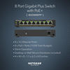 Picture of NETGEAR 8 Port PoE Gigabit Ethernet Plus Switch (GS308EPP) - with 8 x PoE+ @ 123W, Desktop or Wall Mount