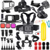 Picture of Kuptone 52 in 1 Accessories Kit Bundle for Gopro 11 10 9 Waterproof Housing Filters Silicone Case Head Chest Strap Suction Cup/Bike Mount Floating Grip