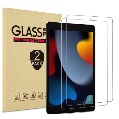 Picture of avakot 2 Pack Screen Protector for iPad 10.2 | Tempered Glass Film Compatible with iPad 9th Generation 10.2 Inch 2021/2020 | Anti- Scratch Sensitive Dropproof Screen Protector for iPad 8th/7th Gen