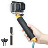 Picture of TELESIN Floating Hand Grip Waterproof Stick for GoPro Hero 11 10 9 8 7 6 5 4 3 2, Fusion, Max, Underwater Selfie Sick for Most Action Cameras