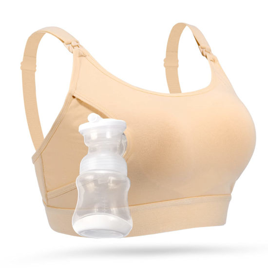 GetUSCart- Momcozy Hands Free Pumping Bra, Adjustable Breast-Pumps