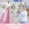 Picture of Pro Goleem Unicorn Loveys for Babies Soft Plush Pink Security Blanket for Girls Stuffed Animal Blanket Fleece Lovies for Babies Baby Girl Gifts for Newborn, Infant and Toddler