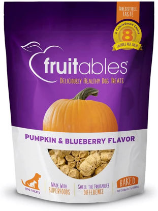 Picture of Fruitables Crunchy Baked Dog Treats | Pumpkin & Blueberry | 7 Ounces, Model Number: 2157