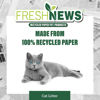 Picture of Fresh News Recycled Paper, Original Pellet Litter, 12 Pound