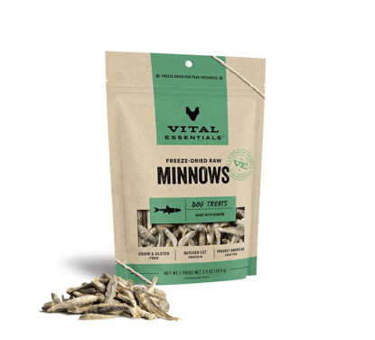 Picture of Vital Essentials Freeze Dried Dog Treats, Dried Minnows 2.5 oz