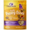 Picture of Wellness Soft Puppy Bites Natural Grain-Free Treats for Training, Dog Treats with Real Meat and DHA, No Artificial Flavors (Lamb & Salmon, 3-Ounce Bag)