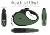 Picture of TUG Tiny 360° Tangle-Free Retractable Dog Leash with Anti-Slip Handle | 10 ft Nylon Tape | One-Handed Brake, Pause, Lock (Green)