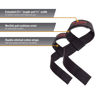 Picture of Harbinger Padded Cotton Lifting Straps with NeoTek Cushioned Wrist (Pair), Black , 5 mm