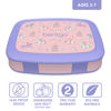 Picture of Bentgo® Kids Prints Leak-Proof, 5-Compartment Bento-Style Kids Lunch Box - Ideal Portion Sizes for Ages 3 to 7 - BPA-Free, Dishwasher Safe, Food-Safe Materials (Carousel Unicorns)