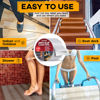 Picture of Grip Tape - Heavy Duty Anti Slip Tape Clear Outdoor/Indoor 4In*35Ft, Non Slip Roll/Stickers Easy to Cut Waterproof for Bathtub, Shower Floor, Pool, Stairs Safety Non Skid, Comfortable for Bare Foot