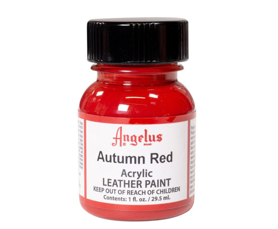 Picture of Angelus Acrylic Leather Paint Autumn Red 1oz