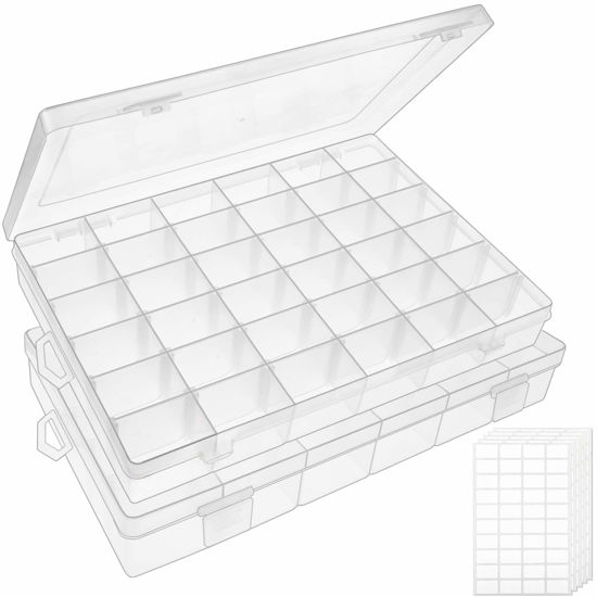 Jewelry Beads Fish Bait Plastic 5 Slots Storage Box Case Organizer