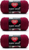 Picture of Red Heart Super Saver Burgundy Yarn - 3 Pack of 198g/7oz - Acrylic - 4 Medium (Worsted) - 364 Yards - Knitting/Crochet