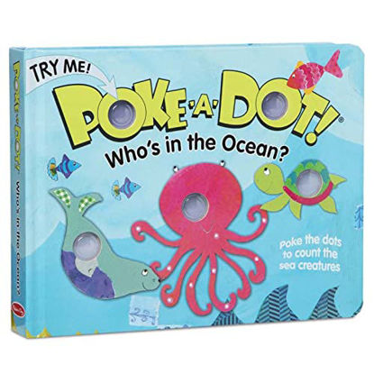 Picture of Melissa & Doug Children's Book - Poke-a-Dot: Who’s in the Ocean (Board Book with Buttons to Pop)