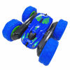 Picture of Threeking RC Stunt Car Remote Control Cars Toy with Lights Double-Sided Driving 360-degree Flips Rotating Cars Toys, Blue