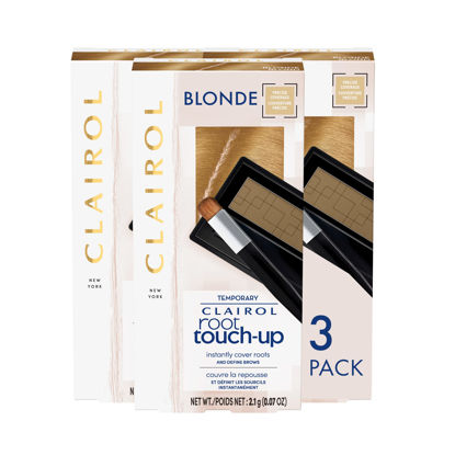 Picture of Clairol Root Touch-Up Temporary Concealing Powder, Blonde Hair Color, Pack of 3