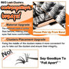 Picture of Lash Clusters D Curl 12-18MIX DIY Eyelash Extensions 72 Lashes B&Q LASH Individual Eyelash Clusters Extensions Wispy Lashes Cluster DIY at Home (B02,D-12-18MIX)