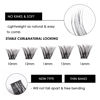 Picture of Lash Clusters 144 Pcs Individual Lashes Clusters Eyelash Extensions False Eyelashes DIY Wispy Fluffy Lash Extension Kit Reusable False Eyelashes Natural Look Mix 10-16mm C D Curl-DM27