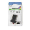Picture of StarTech.com DB9 to RJ45 Modular Adapter - F/F - Serial adapter - DB-9 (F) to RJ-45 (F) - GC98FF, Black