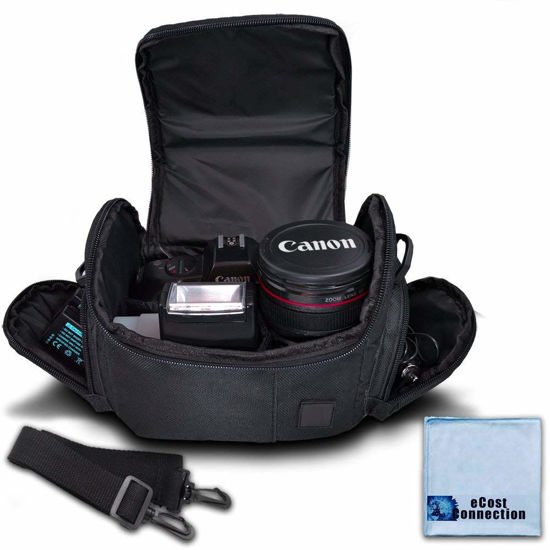 Picture of Medium Soft Padded Camera Equipment Bag/Case for Nikon, Canon, Sony, Pentax, Olympus Panasonic, Samsung & Many More