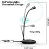 Picture of JOUNIVO USB Microphone for Computer, PC/Laptop Mic, Mute Button with LED Indicator, 360 Degree Gooseneck Design, Desktop Microphone for Streaming, Recording, Dictation, Podcasting, YouTube, JV610