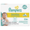 Picture of Baby Wipes Fitment, 336 count - Pampers Sensitive Water Based Hypoallergenic and Unscented Baby Wipes (Packaging May Vary)