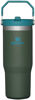 Picture of Stanley IceFlow Stainless Steel Tumbler with Straw - Vacuum Insulated Water Bottle for Home, Office or Car - Reusable Cup with Straw Leakproof Flip - Cold for 12 Hours or Iced for 2 Days (Spirulina)