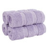 Picture of American Soft Linen Luxury Washcloths for Bathroom, 100% Turkish Cotton Washcloth Set of 4, 13x13 in Soft Washcloths for Body and Face, Wash Rags for Kitchen, Baby Washcloths, Lilac Washcloths