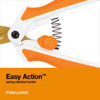 Picture of Fiskars Premier No. 5 Easy Action™ Micro-Tip®  Titanium Scissors  - Stainless Steel Fabric and Mixed Media Scissors -  Arts and Crafts - Orange