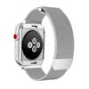 Picture of WEFU Compatible with Apple Watch Band 38mm 42mm with Case, Stainless Steel Mesh Milanese Loop with Adjustable Magnetic Closure Replacement for iWatch Band Compatible with Apple Watch Series 3 2 1