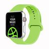 Picture of VATI Sport Band Compatible for Apple Watch Band 42mm 44mm, Soft Silicone Sport Strap Replacement Bands Compatible with 2019 Apple Watch Series 5, iWatch 4/3/2/1, 42MM 44MM M/L (Green)