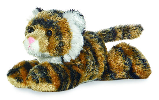 Picture of Aurora® Adorable Mini Flopsie™ Tanya™ Stuffed Animal - Playful Ease - Timeless Companions - Brown 8 Inches