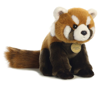 Picture of Aurora® Adorable Miyoni® Red Panda Stuffed Animal - Lifelike Detail - Cherished Companionship - Brown 9 Inches